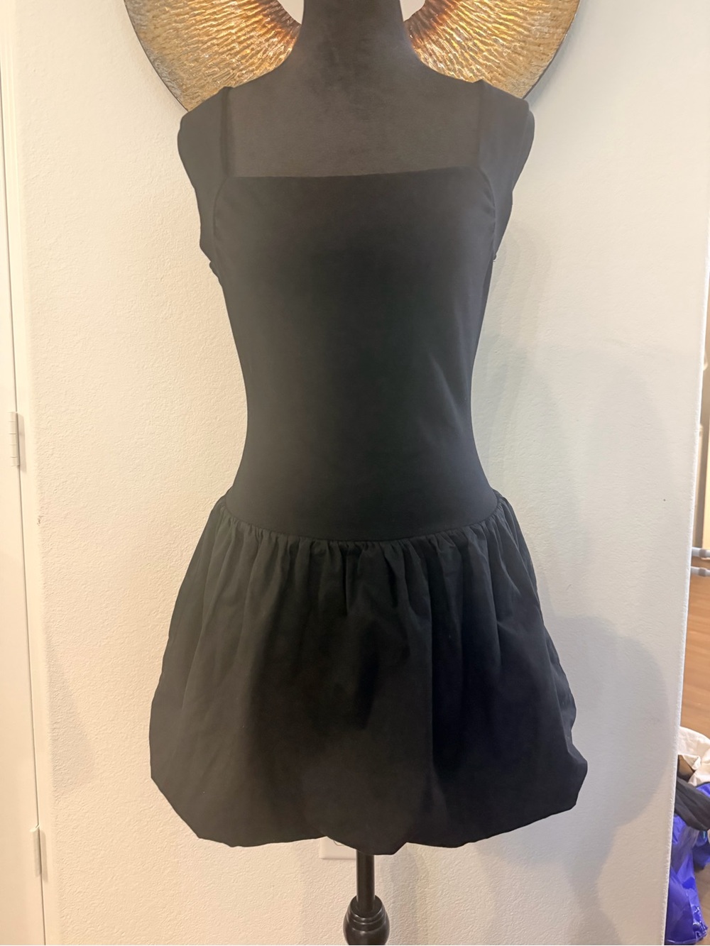 Classic Black Sleeveless Fit-and-Flare Dress